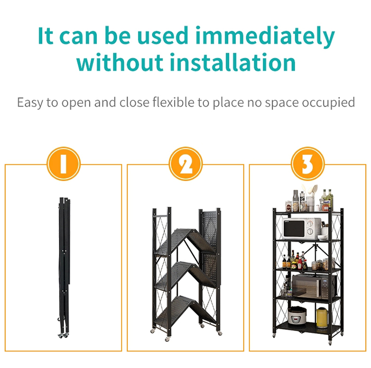 Foldable Store Wire Shelving Details