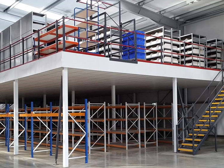 Mezzanine floor racks that increase your warehouse storage capacity by 6 times