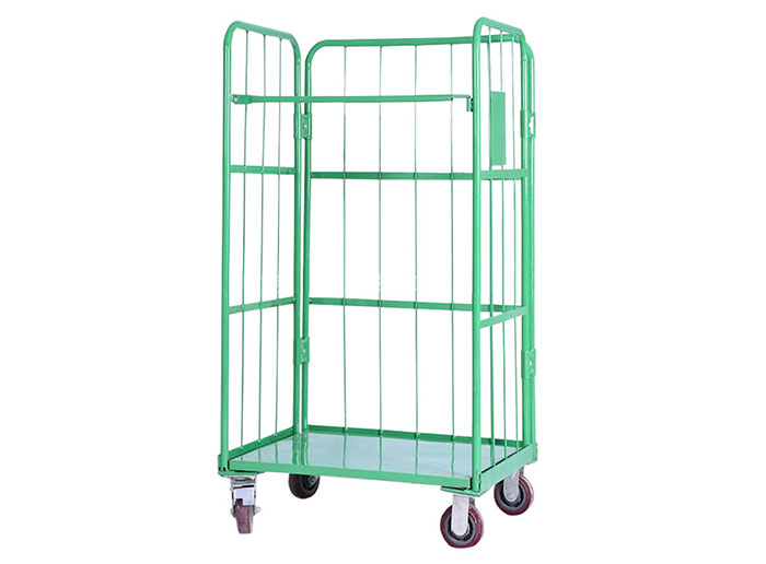 3-Sided Logistics Trolley Collapsible Roll Container