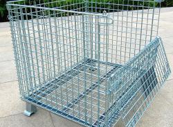 Industrial Stackable Storage Wire Mesh Container