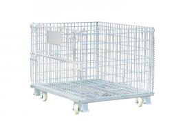 Heavy Duty Wire Mesh Container With Wheels