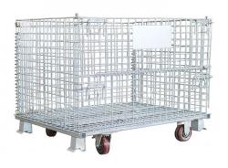 Foldable Storage Wire Mesh Container Cage