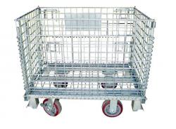 Foldable Storage Wire Mesh Container Cage