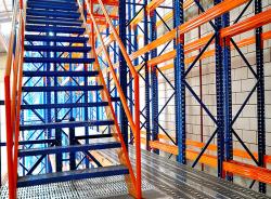 Adjustable Industrial Warehouse Storage Steel Floors Mezzanine Pallet Rack